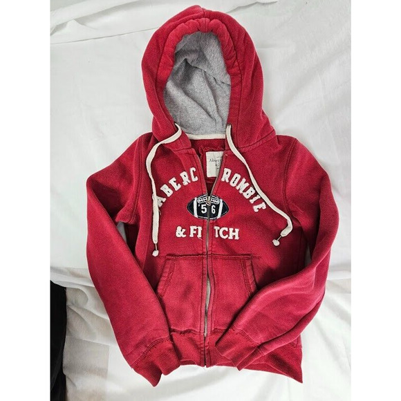 Abercrombie Kids zip up jacket size XL 16 Rugged look Fleece lining - Picture 1 of 3